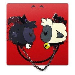 Cult of The Lamb Pin Badge Goat & Lamb 5 cm | 0810163657504