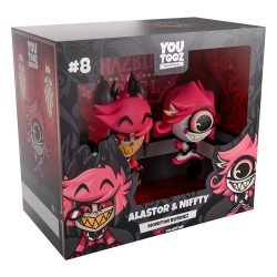 Hazbin Hotel Vinyl Figures Alastor & Niffty Monitor Buddiez | 0810163658006