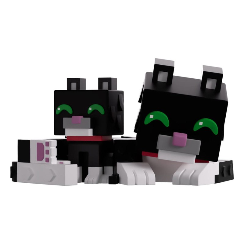 Minecraft Vinyl Figure Tuxedo Cat 6 cm | 0810163659409