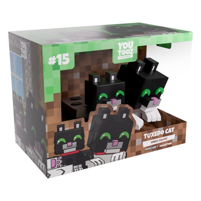 Minecraft Vinyl Figure Tuxedo Cat 6 cm | 0810163659409