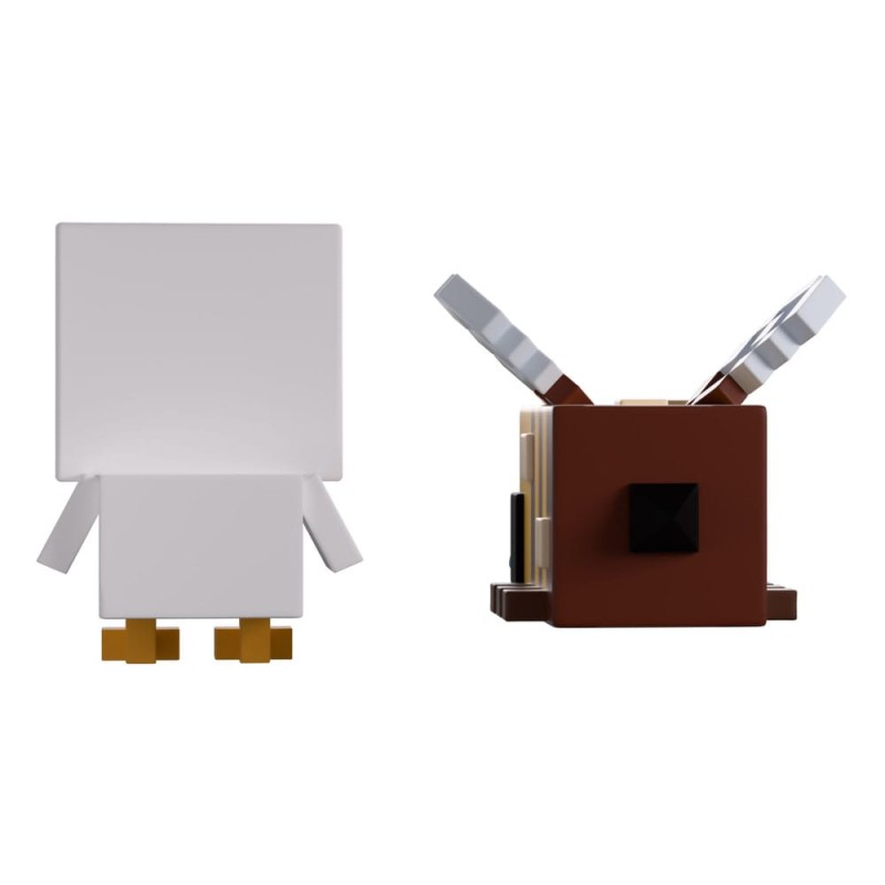 Minecraft Vinyl Figures Bee and Chicken Monitor Buddiez | 0810163659720