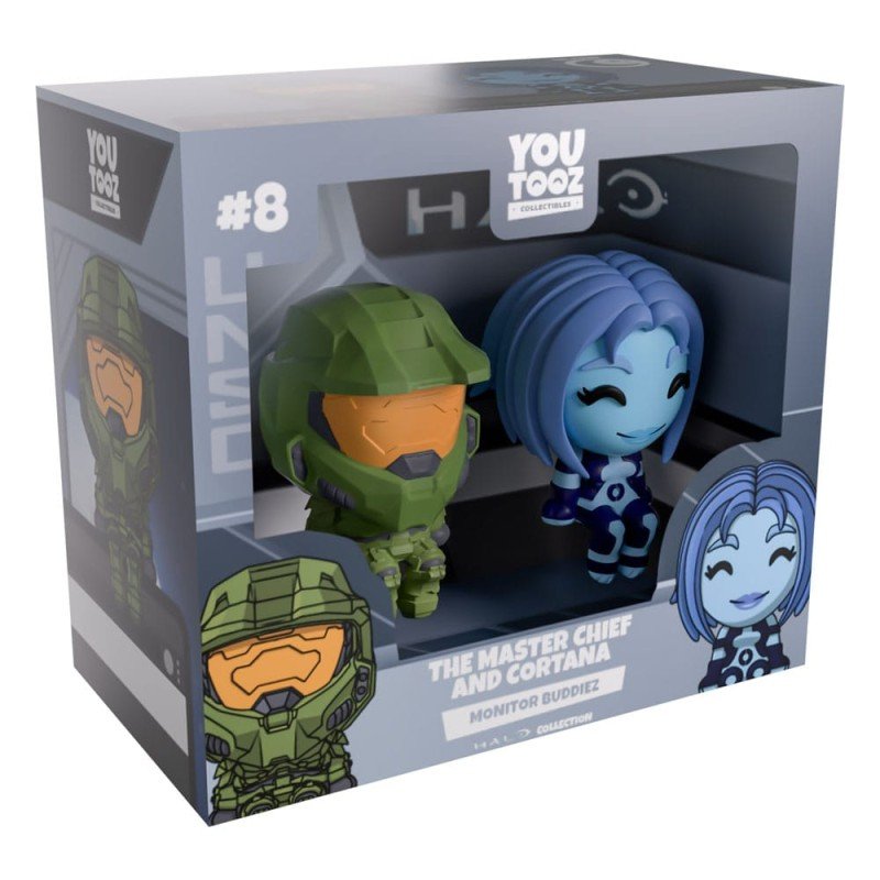 Halo Vinyl Figures The Master Chief & Cortana Monitor Buddiez | 0810163659942