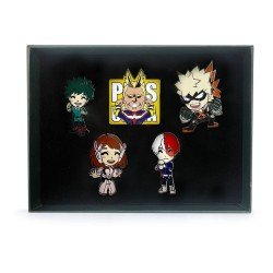 My Hero Academia présentoir pin's Set 5 cm (6) | 0810140783608