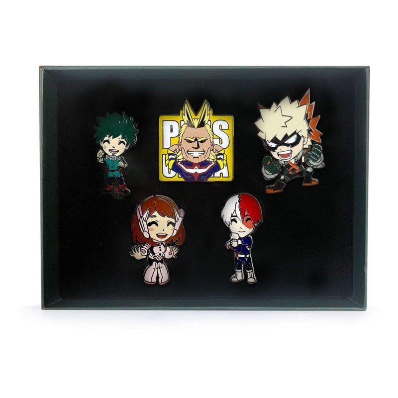 My Hero Academia présentoir pin's Set 5 cm (6) | 0810140783608