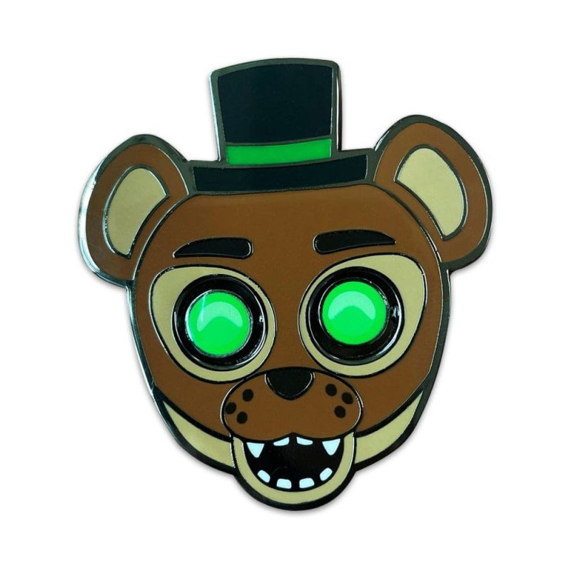 Five Nights at Freddy´s pin Popgoes The Weasel Glow in the Drak Spinning 5 cm       