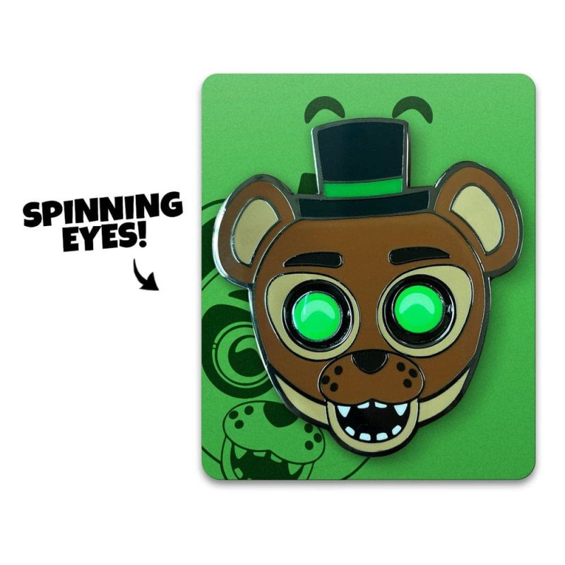 Five Nights at Freddy´s pin Popgoes The Weasel Glow in the Drak Spinning 5 cm       