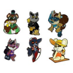 Five Nights at Freddy's présentoir pin's Set Popgoes Beach 3 cm (6)