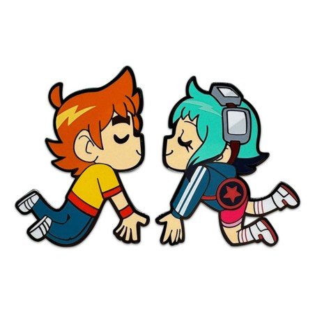 Scott Pilgrim pin Scott & Ramona Kissing 5 cm | 0810140789518
