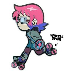 Scott Pilgrim pin Ramona Skating 5 cm 