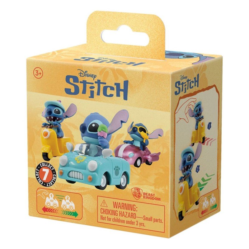Lilo & Stitch assortiment véhicules à friction avec figurine Zoom Hero Stitch (Blind Box Ver.) (12) | 4895217557586