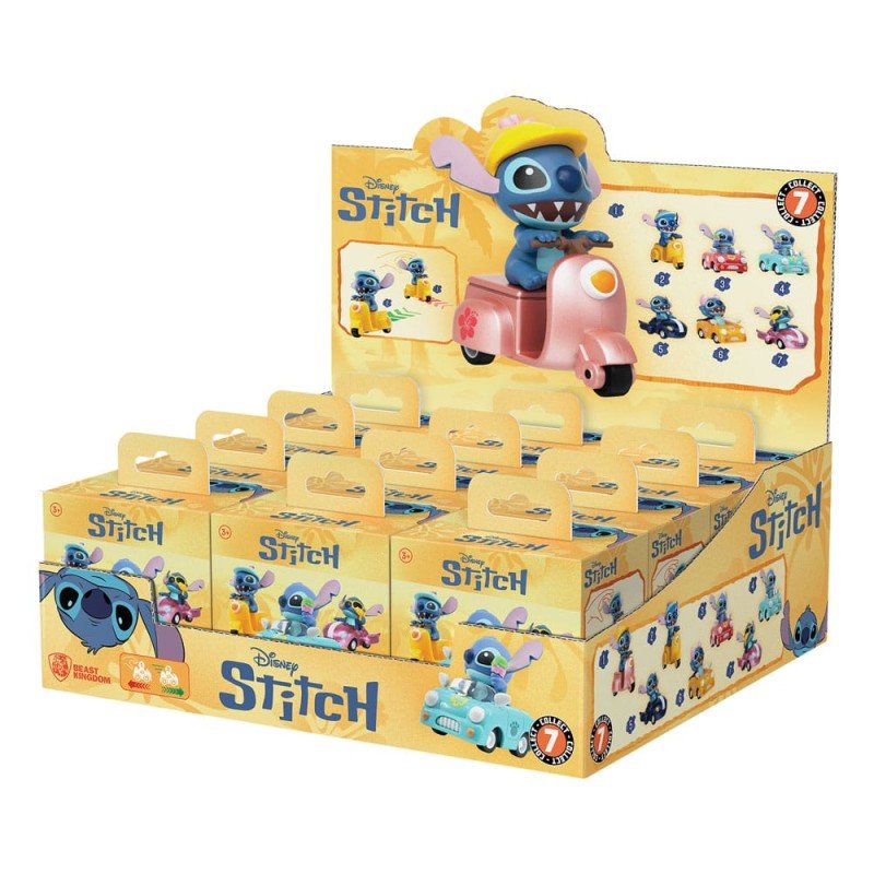 Lilo & Stitch assortiment véhicules à friction avec figurine Zoom Hero Stitch (Blind Box Ver.) (12) | 4895217557586