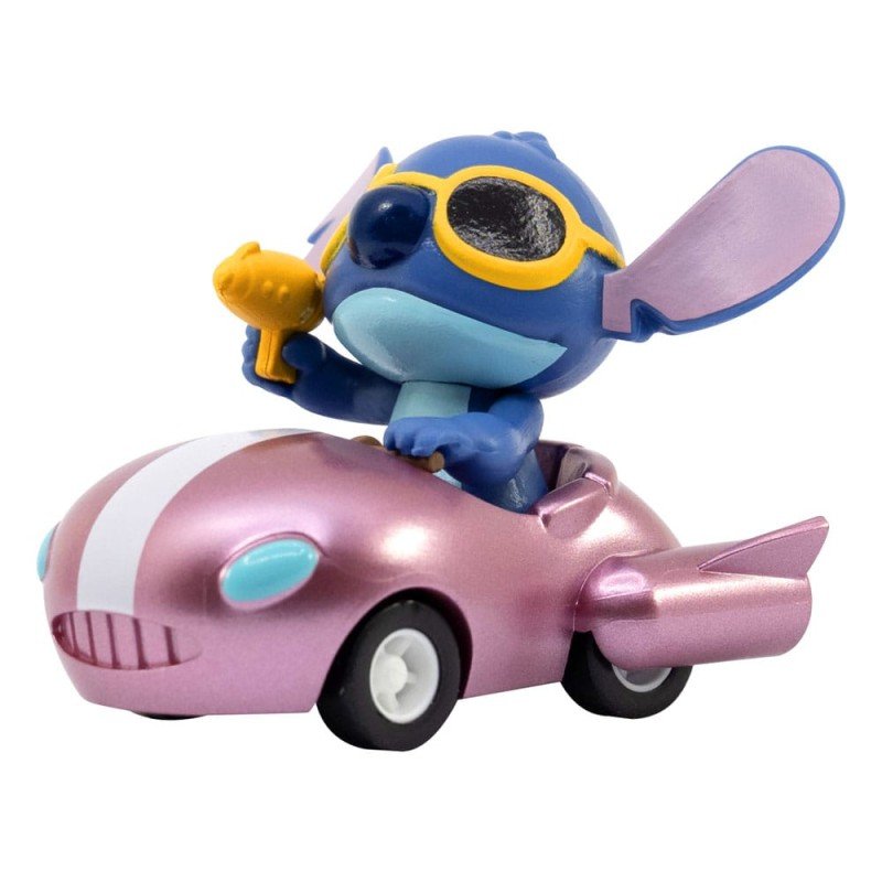 Lilo & Stitch assortiment véhicules à friction avec figurine Zoom Hero Stitch (Blind Box Ver.) (12) | 4895217557586