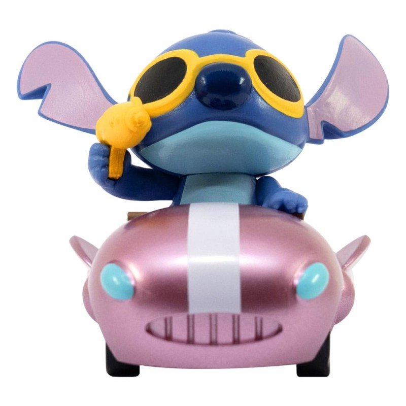 Lilo & Stitch assortiment véhicules à friction avec figurine Zoom Hero Stitch (Blind Box Ver.) (12) | 4895217557586