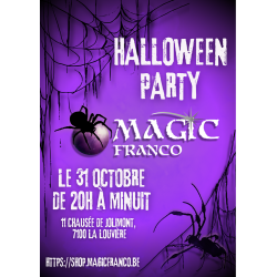 Voorverkoop: Halloween Party @MagicFranco 31.10.25