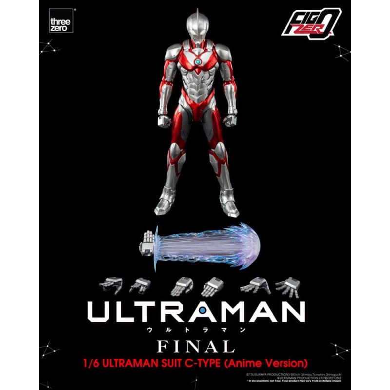 Ultraman figurine FigZero 1/6 Ultraman Suit C-Type (Anime Version) 31 cm | 4895250813397