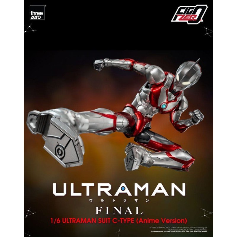 Ultraman figurine FigZero 1/6 Ultraman Suit C-Type (Anime Version) 31 cm | 4895250813397