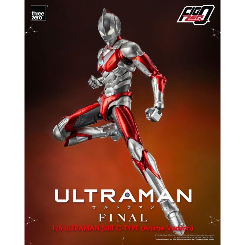 Ultraman figurine FigZero 1/6 Ultraman Suit C-Type (Anime Version) 31 cm | 4895250813397