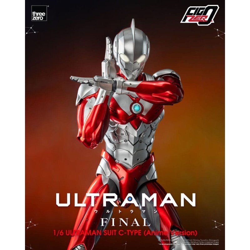 Ultraman figurine FigZero 1/6 Ultraman Suit C-Type (Anime Version) 31 cm | 4895250813397