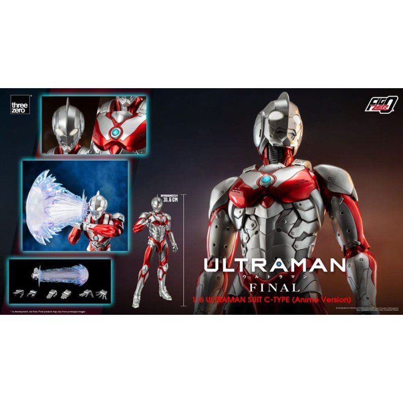 Ultraman figurine FigZero 1/6 Ultraman Suit C-Type (Anime Version) 31 cm | 4895250813397