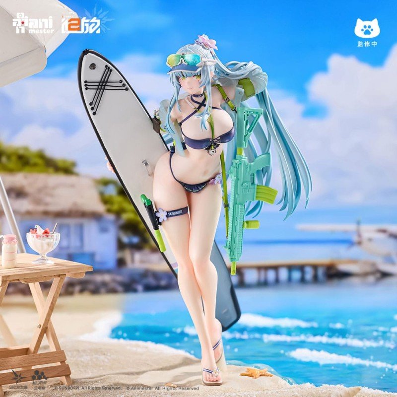 Girls' Frontline 2: Exilium statuette 1/7 HK416 Cerulean Breaker 24 cm | 6976881810479