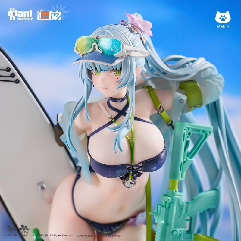 Girls' Frontline 2: Exilium statuette 1/7 HK416 Cerulean Breaker 24 cm | 6976881810479