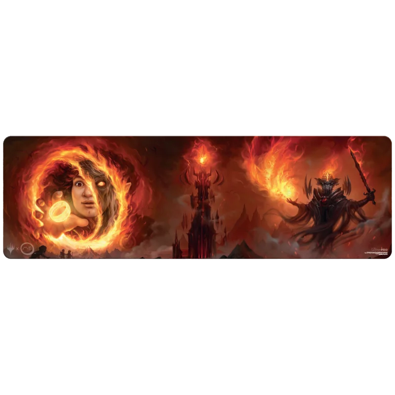 UP - 8ft Table Playmat - Magic: The Gathering The Lord of the Rings Tales of Middle-earth "Frodo and Sauron" | 074427198374