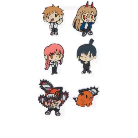 Chainsaw Man by Loungefly Enamel Pins Blind Box Mulit Char Chibi Assortment (12) | 0671803539310