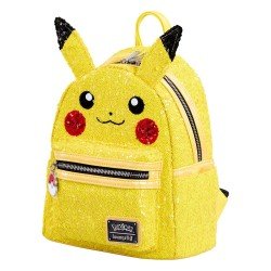 Pokemon by Loungefly Mini Backpack World 1-1 Sequin Pikachu Cosplay | 0671803460041