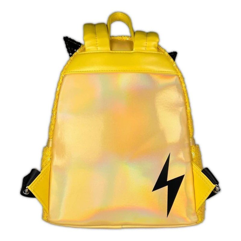 Pokemon by Loungefly Mini Backpack World 1-1 Sequin Pikachu Cosplay | 0671803460041