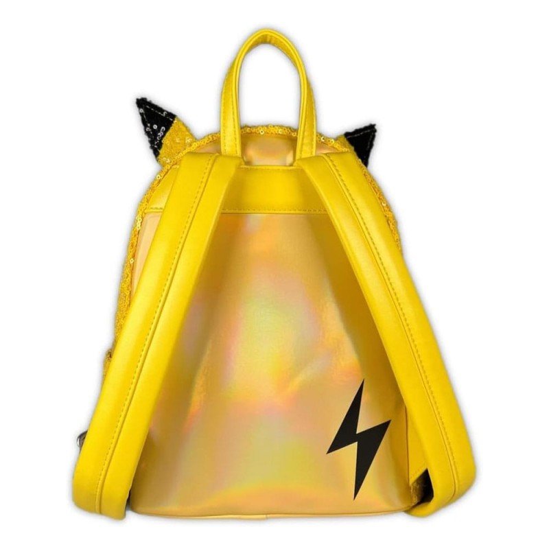 Pokemon by Loungefly Mini Backpack World 1-1 Sequin Pikachu Cosplay | 0671803460041
