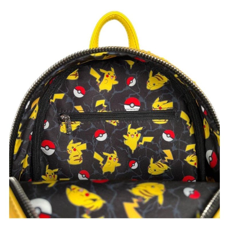 Pokemon by Loungefly Mini Backpack World 1-1 Sequin Pikachu Cosplay | 0671803460041