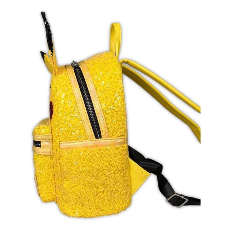 Pokemon by Loungefly Mini Backpack World 1-1 Sequin Pikachu Cosplay | 0671803460041