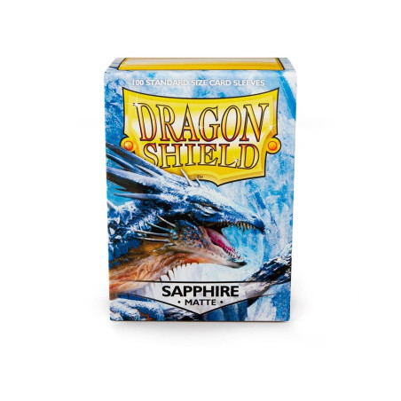 Dragon Shield Matte Sleeves - Sapphire (100 Sleeves)