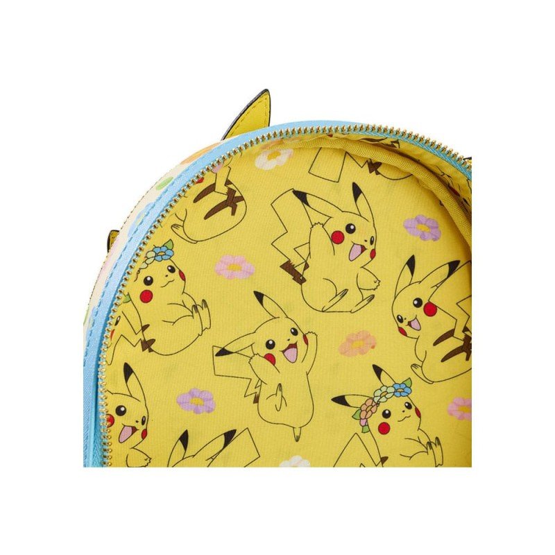 Pokemon by Loungefly Mini Backpack Sleeping Pikachu Floral Crown | 0671803511224
