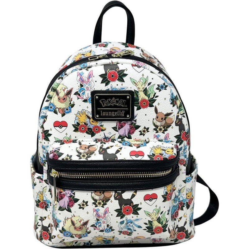 Pokemon by Loungefly Mini Backpack Eevee AOP MNBK | 0671803545694