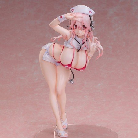 Super Sonico PVC Statue 1/6 Super Sonico Nurse Bikini Ver. 22 cm | 4589642716778