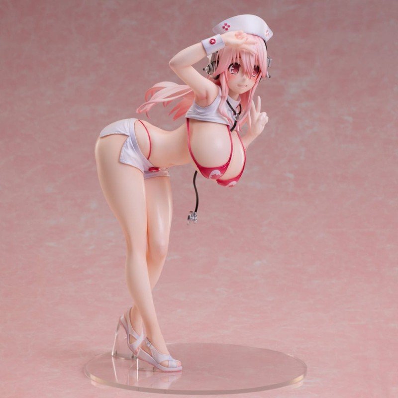 Super Sonico PVC Statue 1/6 Super Sonico Nurse Bikini Ver. 22 cm | 4589642716778
