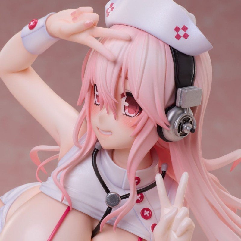 Super Sonico PVC Statue 1/6 Super Sonico Nurse Bikini Ver. 22 cm | 4589642716778