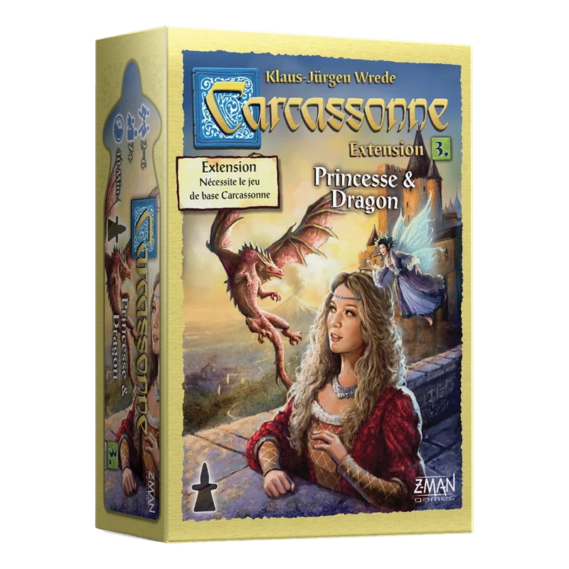 Carcassonne - Ext. 03 Princess & Dragon | 8435407616936