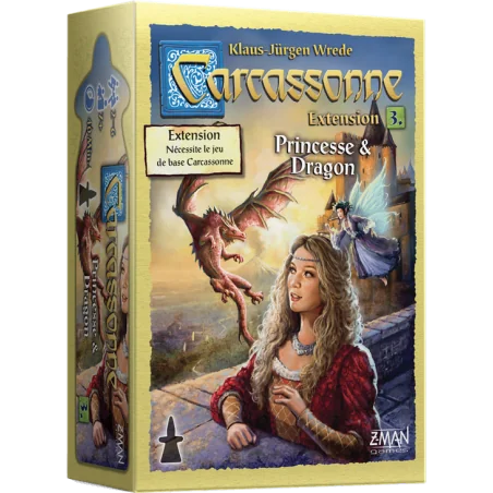 Carcassonne - Ext. 03 Princess & Dragon | 8435407616936