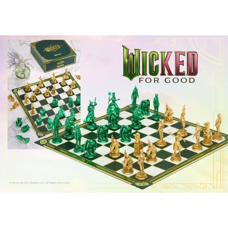 Wicked: For Good Chess Set Shiz vs. Emerald City