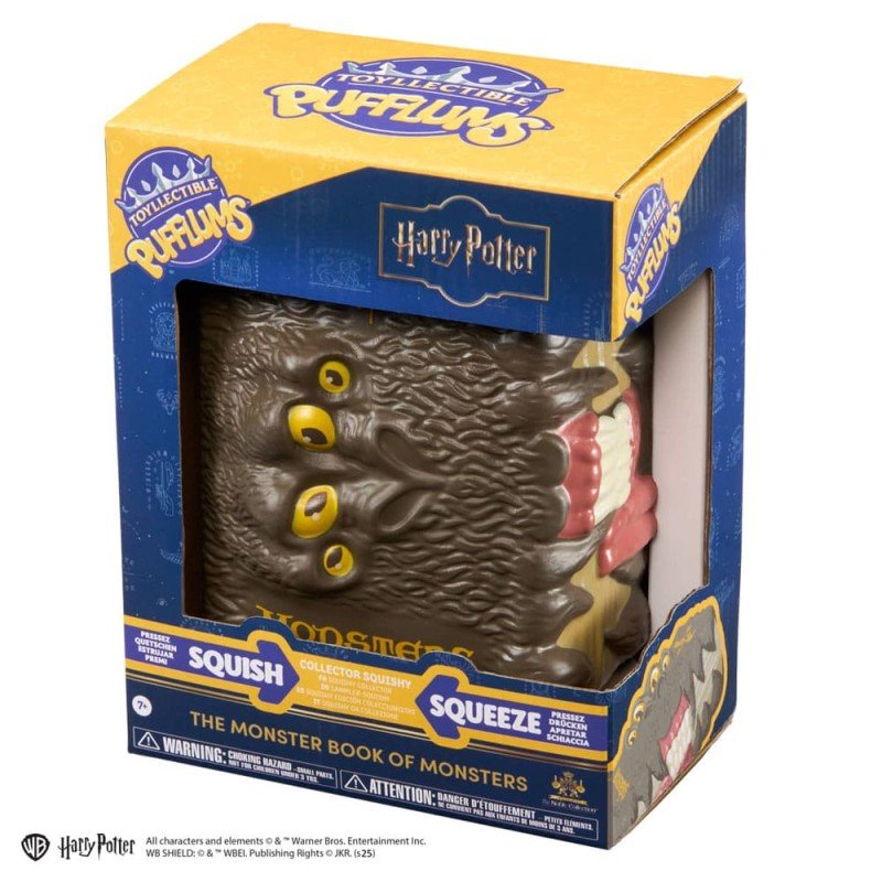 Harry Potter figurine anti-stress Squishy Pufflums The Monster Book of Monsters 15 cm | 0849421011055