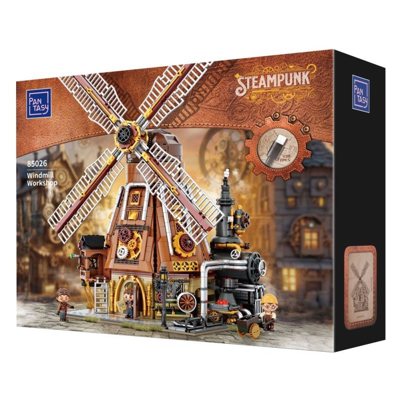 Pantasy Original Construction Steampunk Windmill Workshop | 6973817323454