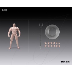 Inart figurine 1/12 Blank Male Body Skintone 17 cm 