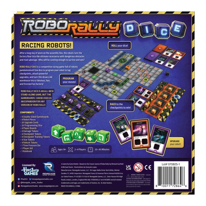Robo Rally Dice Game Robo Rally Dice *English Version* | 0810011728646