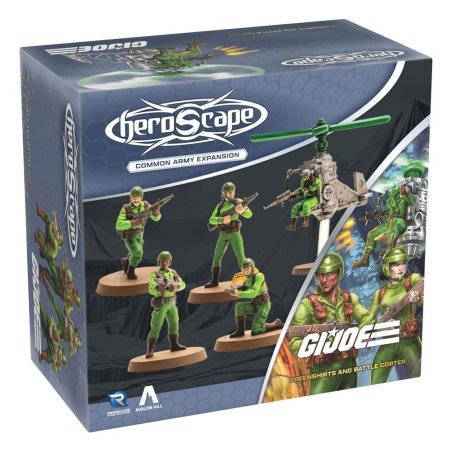 G.I.Joe Heroscape Expansion de l'armée Greenshirts & Battle Copter (Common) *ANGLAIS* | 0810011728806