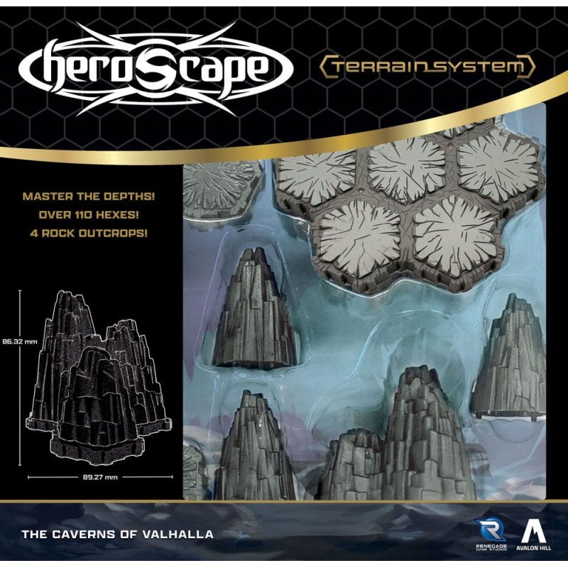Heroscape Expansion du terrain The Caverns of Valhalla *ANGLAIS* | 0810011728844