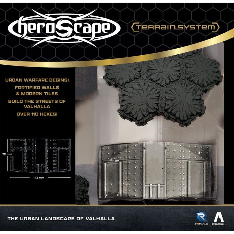 Heroscape Expansion du terrain The Urban Landscape of Valhalla *ANGLAIS* | 0810011728851