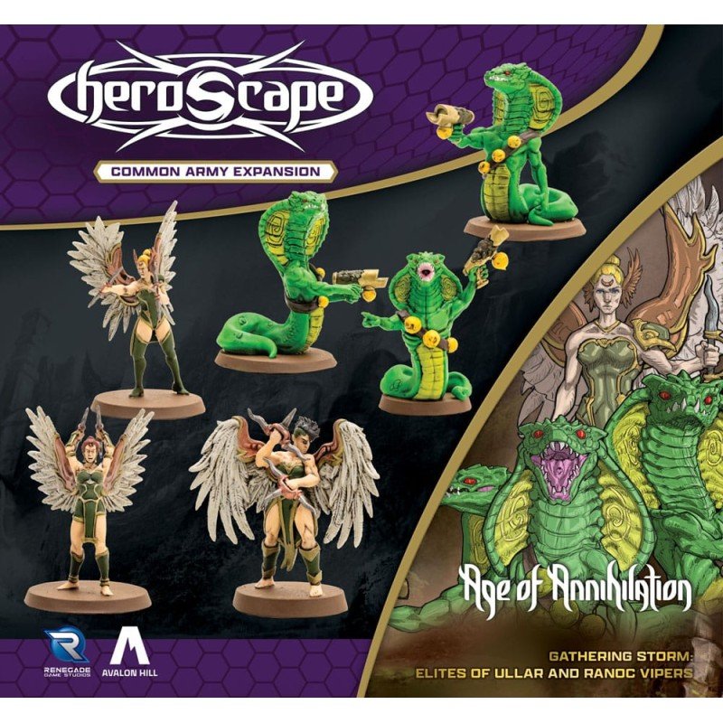 Heroscape Expansion de l'armée Age of Annihilation Elites of Ullar & Ranoc Vipers (Common) *ANGLAIS* | 0810011728868