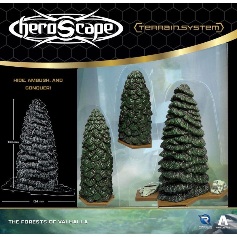 Heroscape Expansion du terrain Forests of Valhalla *ANGLAIS* | 0810011728905